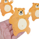 50pcs lollipop paper card cute bear paper cards candy sugar decor kids giftsOZ