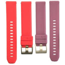 2 Pieces Replacement Silicone Sport Band Strap For Garmin Vivoactive 3