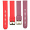 2 Pieces Replacement Silicone Sport Band Strap For Garmin Vivoactive 3