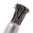 20mm wire knot end brush stainless steel with 1/4" shank for grinder   Z