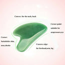 Green Aventurine Stone Scraper Massage Skincare Tool Body Care SPA Gua Sha SEAU