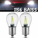 2x 1156 BA15S P21W COB White LED Turn Signal Light Reverse Backup Lamp Bulb A3G4