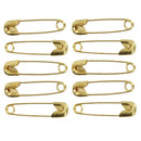 Approx.1000 Metal Safety Pins 20mm Patchwork Quilting Sewing Multi Craft Golden