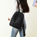 Women Backpack Oxford School Shoulder Bag Travel Casual Rucksack (Black)