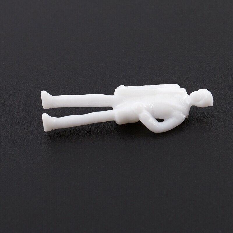 100PCS Figures 1: 75 Scaled Models Train Building People for Layout G6O9