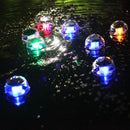 Solar Power Waterproof Color LED Floating Pool light Garden Night Lamp