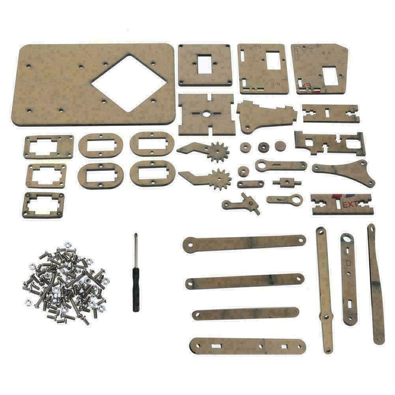 DIY Robot Arm Claw Mechanical Grab Manual DIY Assembly Arm Manipulato S0V7 Z5X6