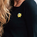 Creative Hedgehog Brooch Badge Fashion Pins Jacket Shirt Ornament (Style 3)
