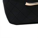 useful Elegant Fashion Lattice Messenger Bag Mini Simple Black Sling Bag HandbME