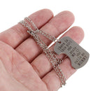 2Pcs Family Love Mother Daughter Little Heart Joint Pendant Necklace Set Mo