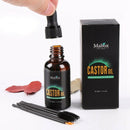 Mabox 30 ML Hair Essential Oil Natural Castor Oil Eyelashes Eyebrow Growth  W8G4