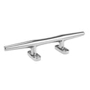 Mirror Polished Heavy Duty Boat Cleat 6 inch 15cm Open Base 316 Stainless Steel