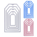 5pc Sewing Frames Metal Cutting Dies Stencils for DIY Scrapbooking Decor