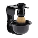 3 in 1 Shaving Soap Bowl+Shaving Brush+Shaving Stand Bristle Hair Shaver A