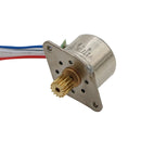Micro mini 15mm stepper motor 2-phase 4-wire stepping motor copper metal gear LJ