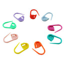 100pcs Plastic Locking Safety Pin Stitch Markers Holders Knitting Crochet Clip