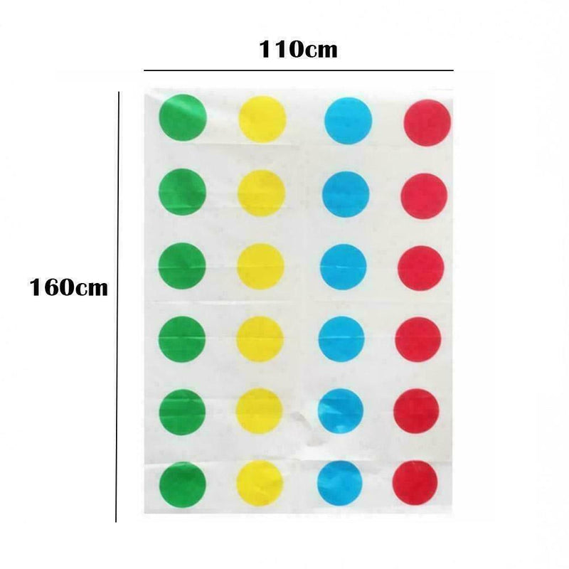 Board Game Twist Indoor Parent-Child Sports Body Twist Mat Fun Interactive E1M9
