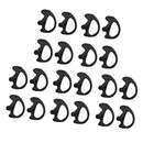 Black 10 Pair Left Earmold Earbud Earplug for Wouxun Baofeng Two-Way Radio