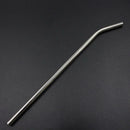 2pcs Stainless Steel Metal Drinking Straws Reusable Washable+1pc Cleaning Brush