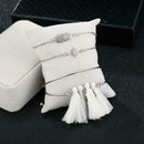 4pcs Women Boho Bracelet Tassels Pineapple Star Bangles Beach Charm Jewelry