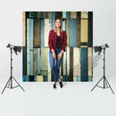 Wood Plank Texture Backdrop Photography Background Cloth Plate Video Photo Decor