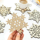 10Pcs Three Retro Hollow Style Wooden Carved Snowflower Coasters Cup Mat Ta O5D4