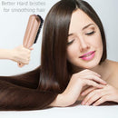 Wood Handle Hair Brush Hard Boar Bristle Hairdressing Beard Comb (Yellow)