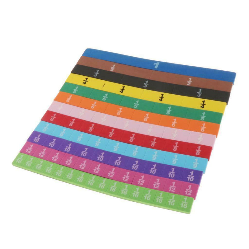 83 PCS Magnetic Fraction Tiles Math Manipulatives for Elementary School