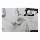 New Modern Bathroom Shower Curtains Extra Long with Hooks 180 x 200 cm (Squ