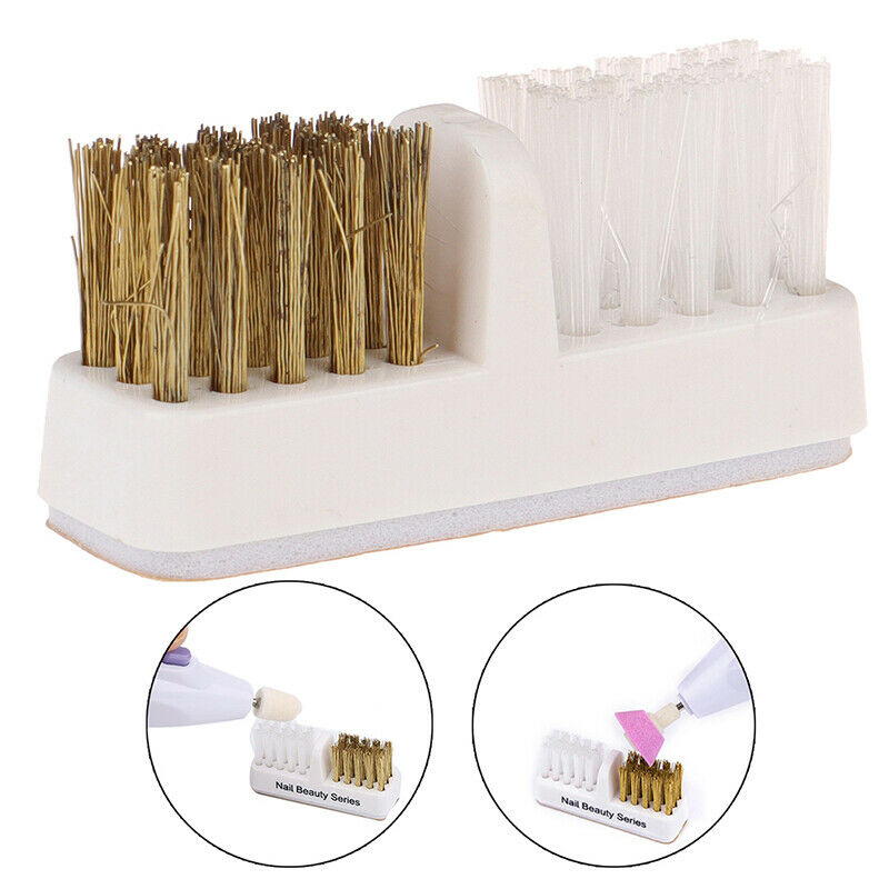 1Pc Nail Drill Manicure Polishing Sanding Grinding Head Cleaning Brushes Clea Hn