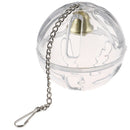 Parrots Ball Feeder Hanging Cage Feeding Birds Bell Foraging Chain For TreatA3C