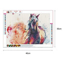 5D DIY Full Drill Diamond Painting Cross Stitch Embroidery Craft (Horse06)