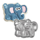 Aluminum elephant shaped cake mold H7B1