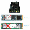 2 in 1 mSATA to SATA NGFF M.2 to SATA3 Converter PCB Adapter Card SSD Disk Dng