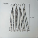 16Pcs/set Heavy Duty Flower Pot Basket Hanging Chains Hanger Hooks For Fence