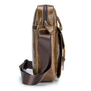 Bullcaptain Retro Leather Messenger Bag Men'S Casual Shoulder Bags Men'S Fl