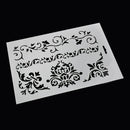 Crown Flower Vine Layering Stencil Scrapbooking Embossing DIY Paper Card Craft