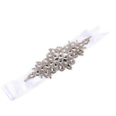 Crystals Rhinestone Headband with Ribbon Headpiece Hair Accessory for Women