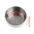Stainless Steel Bird Feed Bowl Antirust Parrot Food Water Plate Kit (S 10CM