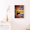 DIY Diamond Painting Kits Monk Rowing Full Round Drill Picture Handicrafts