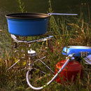 Outdoor Stainless Steel Pot Rack Portable Folding Barbecue Holder Camping P