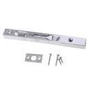 8'' Door Guard Stainless Steel Bolt Action Lever Flush Latch Slide Latch