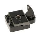 Aluminum Quick Release Plate Clamp 1/4'' Screw Adapter Fit for Bogen 3157N,
