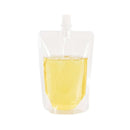 50X Stand up Clear Plastic Spouted Drink Bag Pouch Cruise Booze Reusable 500ML