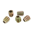 30pcs M6x13mm Zinc Plated Hex Socket Screw in Thread Insert Nut