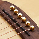 Guitar String Bridge Pins Copper Brass Endpin Replacement Parts Accessories