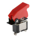 Performance 12V20A Toggle Switch Red Cover ON/Off Auto Truck Parts Accs