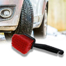 Plastic Car Wheel Brush Tire Cleaner with Handle Detailing Motorcycle Clean H5W7
