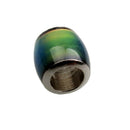 5 PiecesColor Change Mood Beads Thermo Sensitive Barrel Spacer for DIY Making