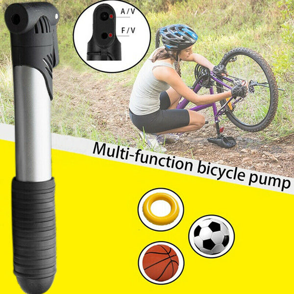 Cycle Pump (SUITS ALL VALVES) Mountain Bike BMX Bicycle T-BAR HANDLE Locks U Hn